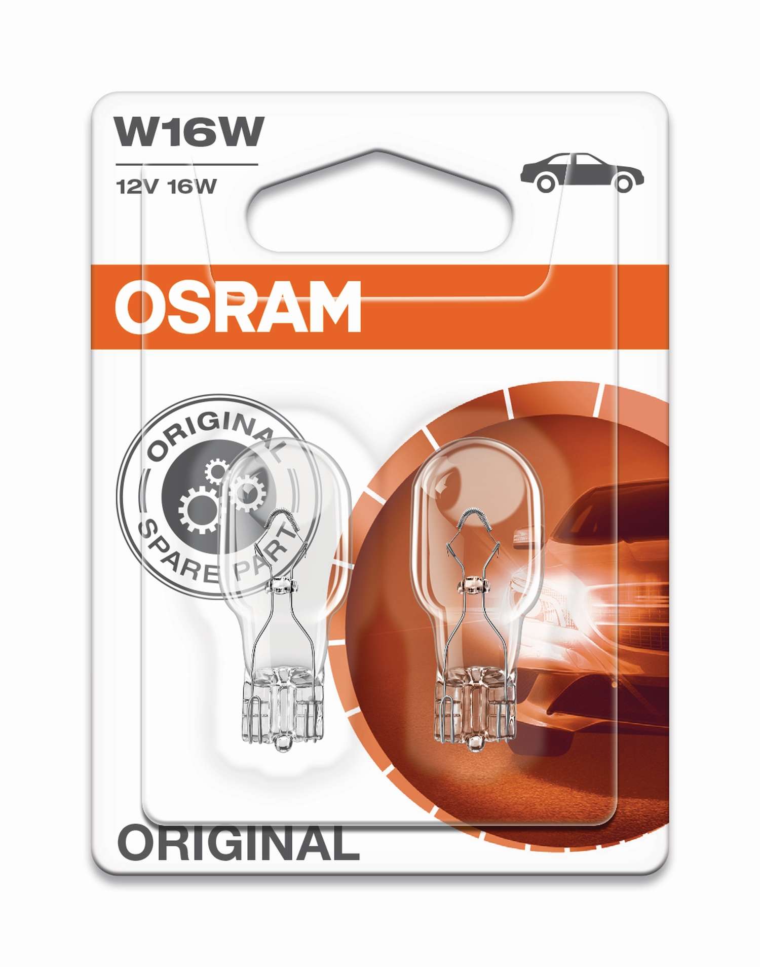 W16W 12V 16W W2,1x9,5d 2st. Blister OSRAM