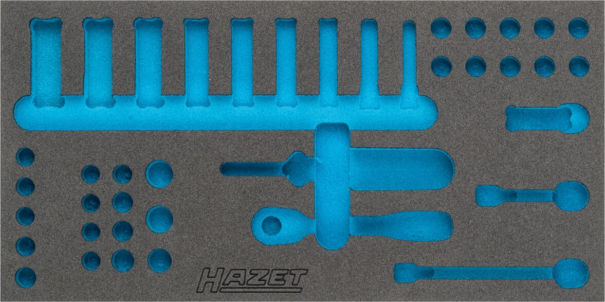 HAZET 2-Komponenten Weichschaumeinlage 163-354L ∙ L x B: 342 x 172 mm