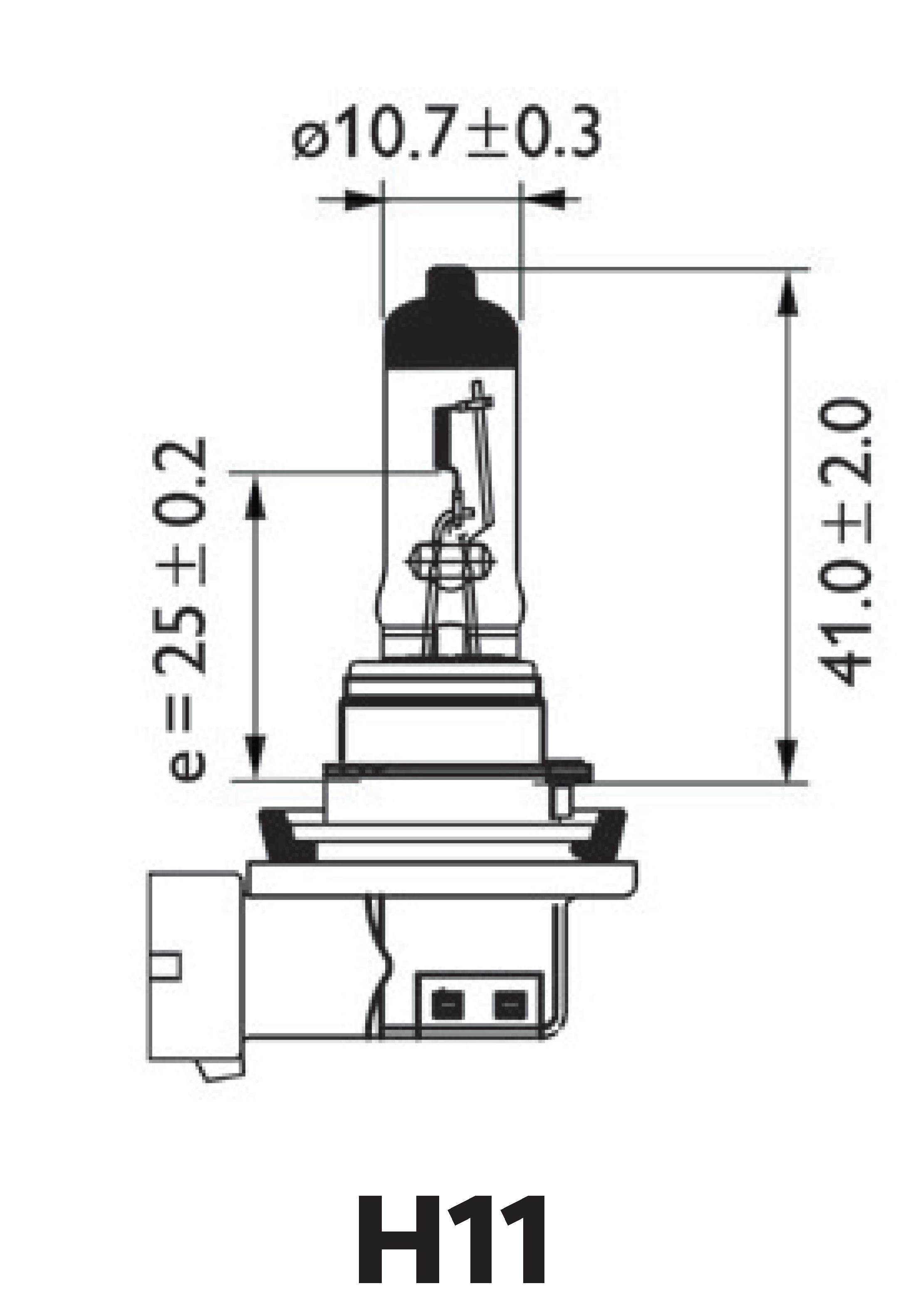 H11 Vision 12V 55W
