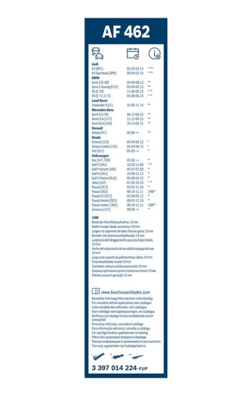 BOSCH 3 397 014 224 Wischblatt