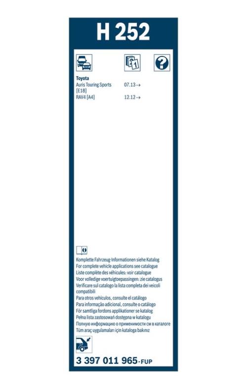 BOSCH 3 397 011 965 Wischblatt