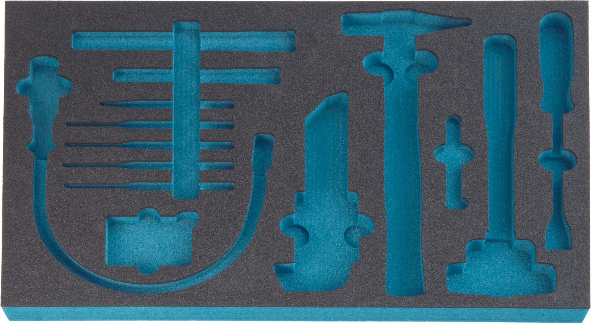 HAZET 2-Komponenten Weichschaumeinlage 163-60L ∙ L x B: 519 x 342 mm