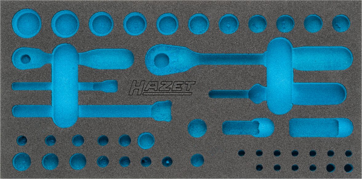 HAZET 2-Komponenten Weichschaumeinlage 163-349L ∙ L x B: 342 x 172 mm