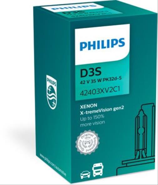 Philips D3S Xenon X-TremeVision GEN2 bis zu 150%* mehr Sicht