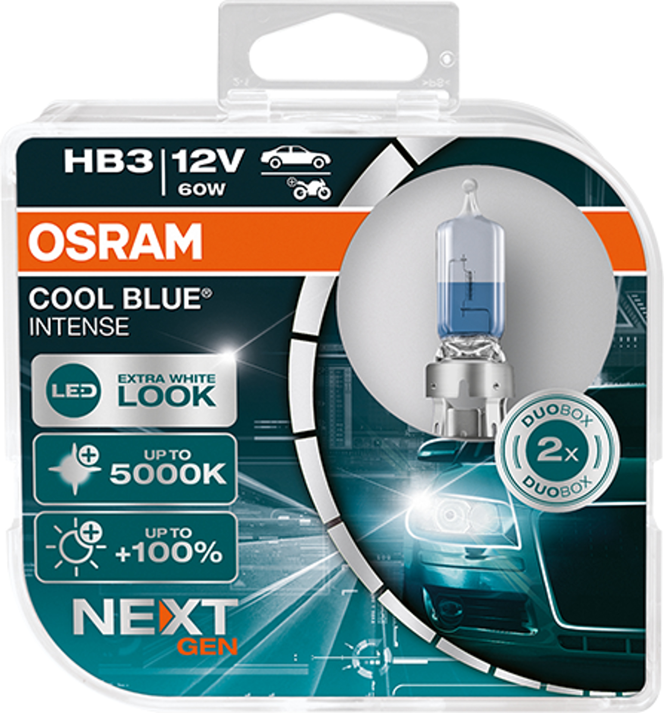B-Ware HB3 12V 60W P20d Cool Blue INTENSE NextGeneration