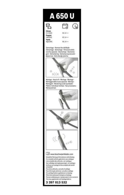 BOSCH 3 397 013 532 Wischblatt