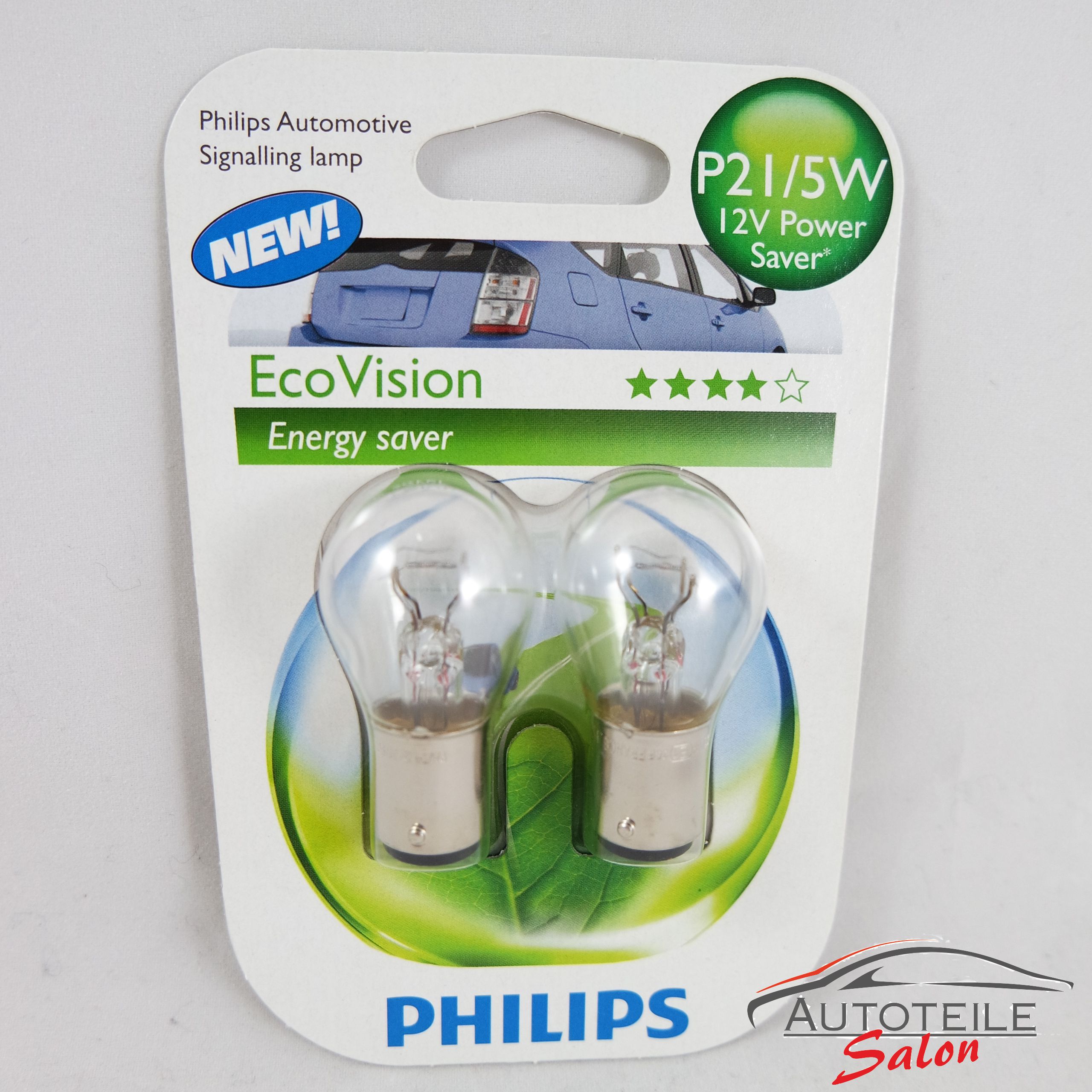 Philips EcoVision P 21/5 W inhalt 2 Stk. 12499ECOB2 Energy S
