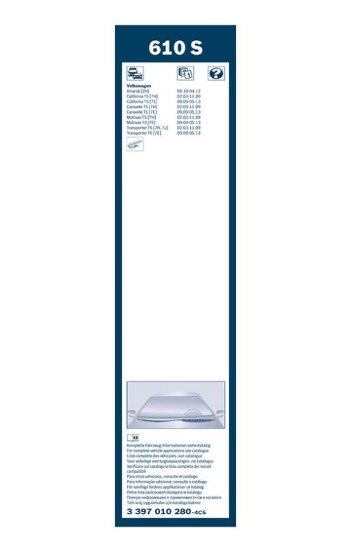 BOSCH 3 397 010 280 Wischblatt