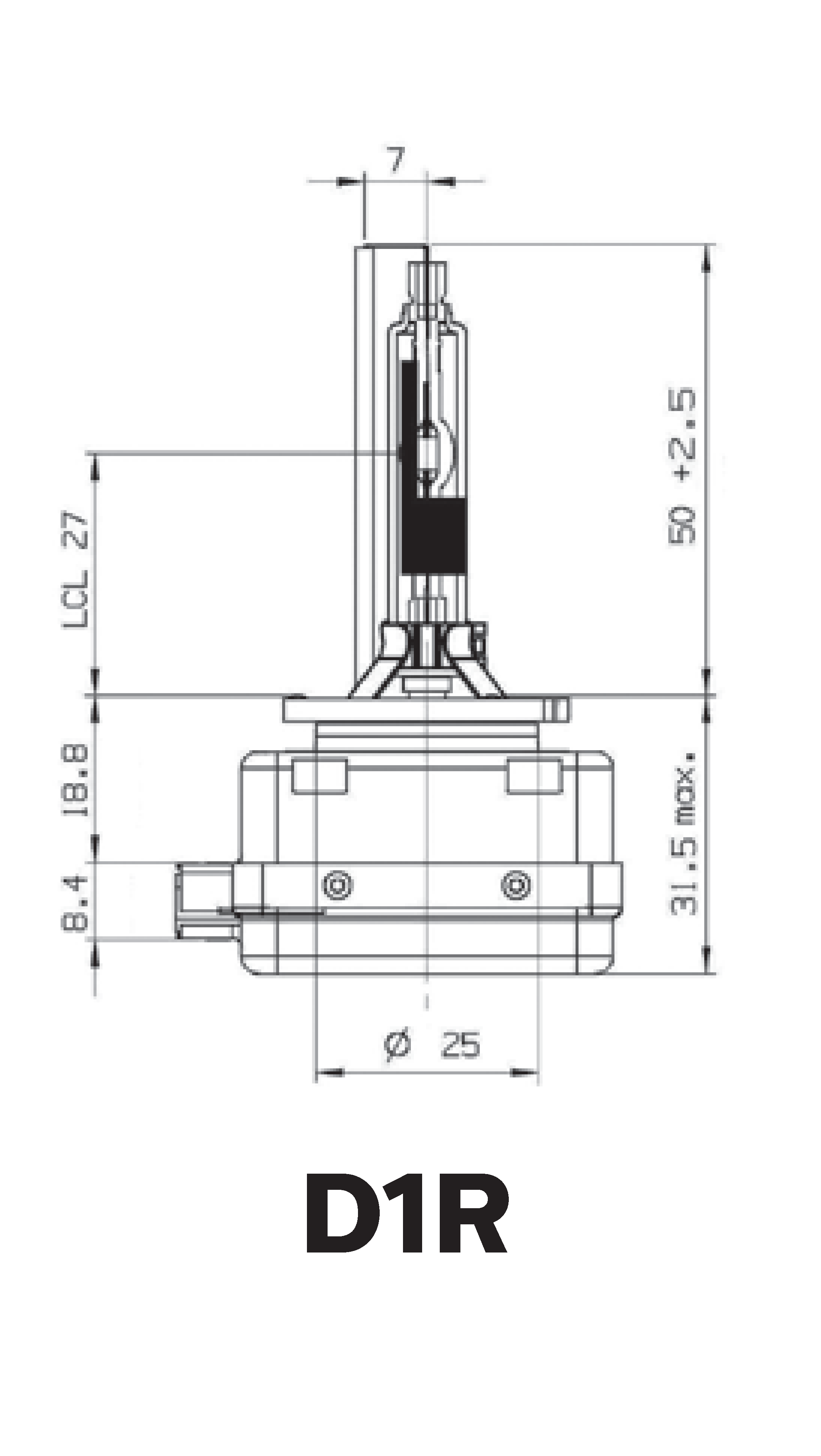 Philips D1R Vision Xenon Autolampe OE Qualität 85409VIC1