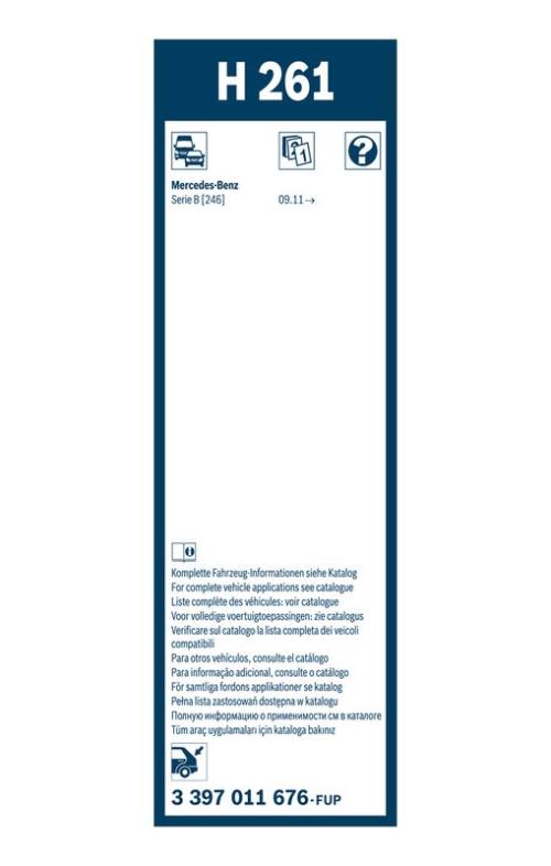 BOSCH 3 397 011 676 Wischblatt