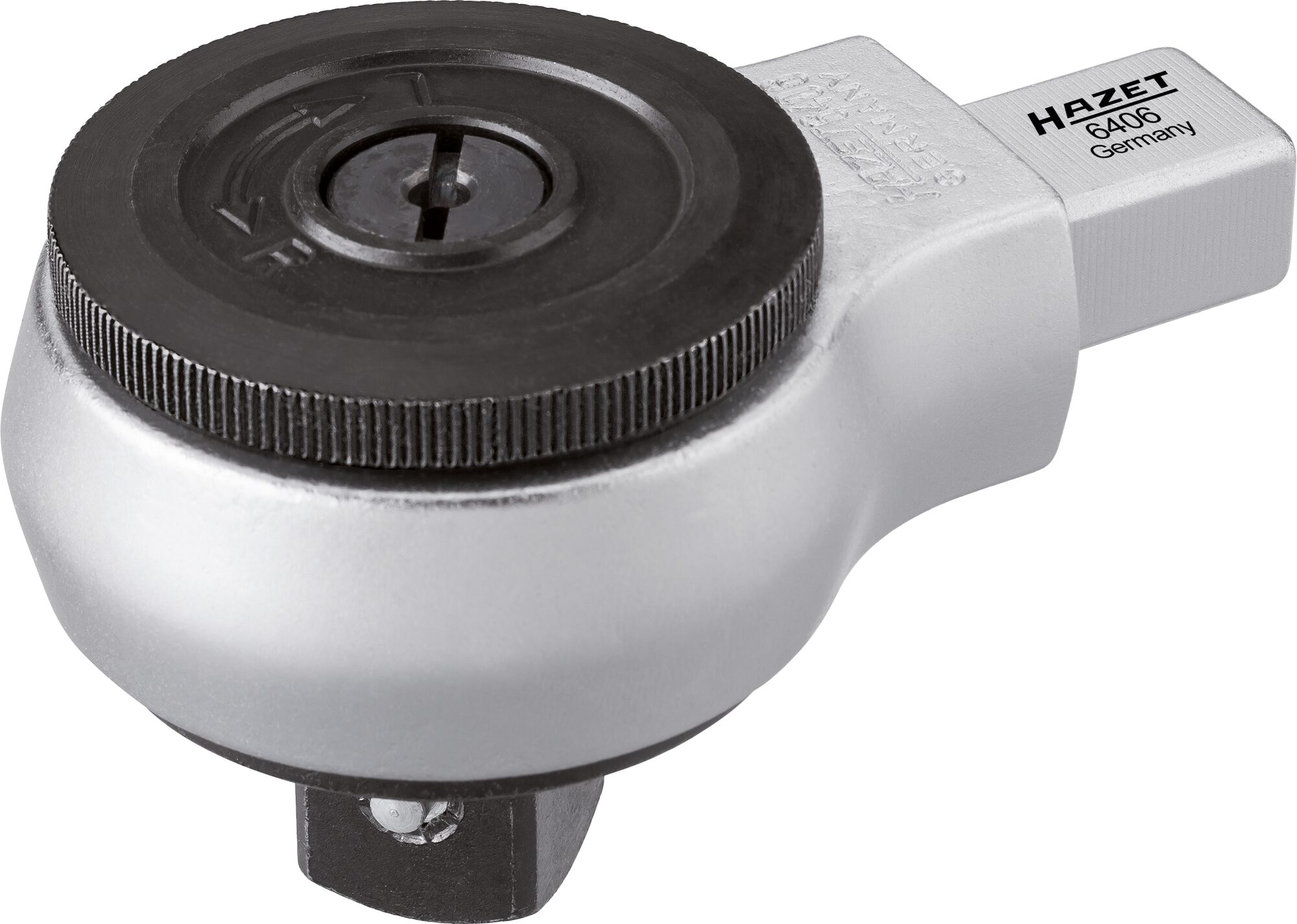 HAZET Einsteck-Umschaltknarre 6406 ∙ 14 x 18 mm Einsteck-Vierkant ∙ 3/4 Zoll (20 mm) Vierkant ∙ Länge: 101 mm