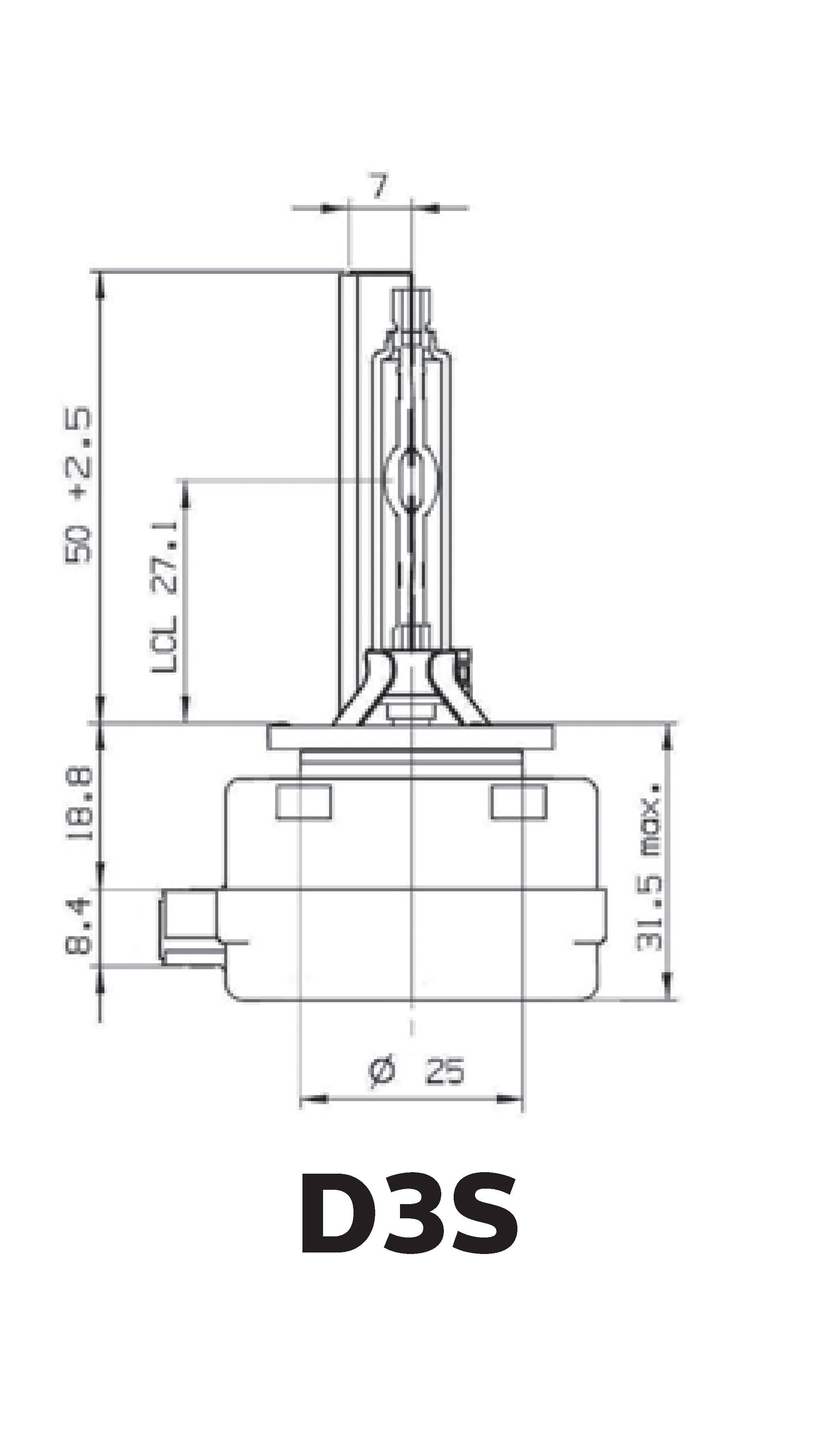 Philips D3S Vision Xenon Autolampe OE Qualität 42403VIS1